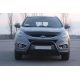 Передняя дуга WT003 Черная (нерж. сталь) для Hyundai IX-35 2010-2015 гг