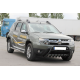 Кенгурятник с надписью WT004 Черный (нержавейка) для Renault Duster 2008-2017 гг