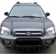 Кенгурятник WT003 Черный (Нержавеющая сталь) для Hyundai Santa Fe 1 2000-2006 гг