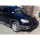 Кенгурятник WT004 Черный (Нержавейка) для Mitsubishi Outlander 2001-2006 гг