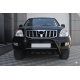 Низкий кенгурятник WT003 Черный (нержавейка) для Toyota Land Cruiser Prado 120 2002-2009 гг