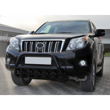 Кенгурятник WT003 Black (нерж) для Toyota Land Cruiser Prado 150 2009-2023 рр