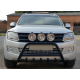 Кенгурятник WT003 Черный Нержавейка для Volkswagen Amarok 2010-2022 гг