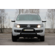 Кенгурятник WT003 Черный Нержавейка для Volkswagen Amarok 2010-2022 гг