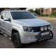Кенгурятник WT003 Черный Нержавейка для Volkswagen Amarok 2010-2022 гг