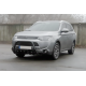 Кенгурятник WT004 Черный (Нержавейка) для Mitsubishi Outlander 2012-2021 гг