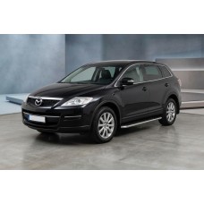 Бокові пороги Maydos V1 (2 шт., Нерж) для Mazda CX-9 2007-2016 рр