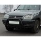 Кенгурятник WT004 Черный (Нержавейка) для Chevrolet Niva 1998-2020 гг
