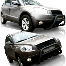 Кенгурятник WT003 Black (нерж.) для Geely Emgrand X7 2011- рр