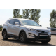 Передняя дуга WT003 Черная (нерж. сталь) для Hyundai Santa Fe 3 2012-2018 гг