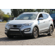Передняя дуга WT003 Черная (нерж. сталь) для Hyundai Santa Fe 3 2012-2018 гг