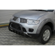 Кенгурятник WT003 Черный (Нержавеющая сталь) для Mitsubishi L200 2006-2015 гг
