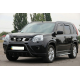 Передняя защита WT003 Черная (Нержавейка) для Nissan X-trail T31 2007-2014 гг