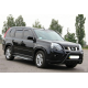 Передняя защита WT003 Черная (Нержавейка) для Nissan X-trail T31 2007-2014 гг