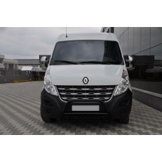 Кенгурятник WT003 Черный (Нержавеющая сталь) для Opel Movano 2010-2021 гг