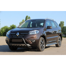 Кенгурятник WT003 Black (нерж.) для Renault Koleos 2008-2016 рр