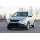 Кенгурятник WT003 Черный (Нержавеющая сталь) для SsangYong Korando 2010-2019 гг
