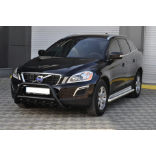 Кенгурятник WT003 Black (нерж) для Volvo XC60 2009-2017 рр