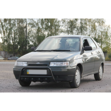 Кенгурятник WT003 Black 60мм (нерж) для ВАЗ 2110-21115 рр