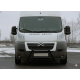 Передняя дуга WT003 Черная (нерж. сталь) для Citroen Jumper 2007-2025 гг