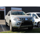 Кенгурятник WT003 Черный Нержавейка для Mitsubishi L200 2015-2024 гг