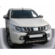 Кенгурятник WT003 Черный Нержавейка для Mitsubishi L200 2015-2024 гг