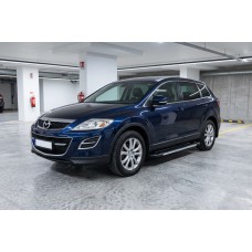 Бокові пороги RedLine V1 (2 шт., Алюміній) для Mazda CX-9 2007-2016 рр