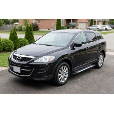 Бокові пороги Line (2 шт., Алюміній) для Mazda CX-9 2007-2016 рр