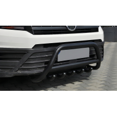 Кенгурятник WT003 Черный Нержавейка для Volkswagen Crafter 2016- гг