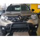 Кенгурятник без надписи WT003 Черный (нерж.) для Renault Duster 2018-2024 гг