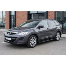 Бокові пороги Bosphorus Black (2 шт., Алюміній) для Mazda CX-9 2007-2016 рр
