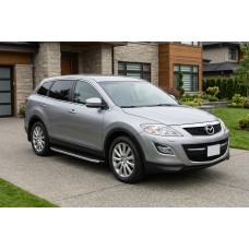 Бокові пороги Fullmond (2 шт, алюм.) для Mazda CX-9 2007-2016 рр