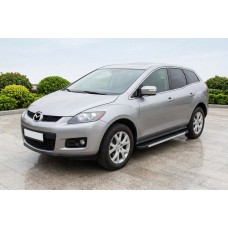 Бокові пороги Duru (2 шт., Алюміній) для Mazda CX-7 2006-2012 рр