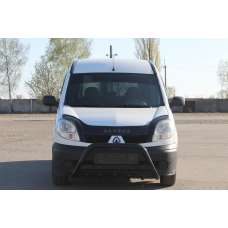 Кенгурятник WT004 Черный (Нержавейка) для Renault Kangoo 1998-2008 гг