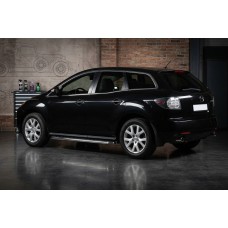 Бокові пороги Maydos V1 (2 шт., Нерж) для Mazda CX-7 2006-2012 рр