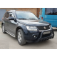 Кенгурятник WT004 Черный (Нержавейка) для Suzuki Grand Vitara 2005-2017 гг