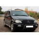 Кенгурятник WT004 Черный (Нержавейка) для Mercedes ML W163 1997-2005 гг