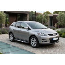 Бокові пороги Sunrise (2 шт., Алюміній) для Mazda CX-7 2006-2012 рр