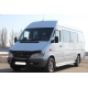 Кенгурятник WT003 Черный (Нержавеющая сталь) 2000-2006 для Mercedes Sprinter W901/902/903/904/905
