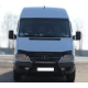 Кенгурятник WT003 Черный (Нержавеющая сталь) 2000-2006 для Mercedes Sprinter W901/902/903/904/905