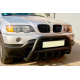 Кенгурятник WT003 Black (нерж) для BMW X5 E53 1999-2006 гг