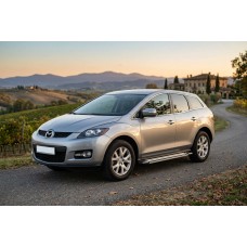 Бокові пороги Rainbow (2 шт., Алюміній) для Mazda CX-7 2006-2012 рр