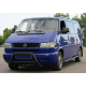 Кенгурятник WT003 Black-LED (нерж) для Volkswagen T4 Caravelle/Multivan 1990-2003 гг