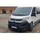 Передняя дуга WT003 Черная (нерж. сталь) для Opel Movano 2021- гг