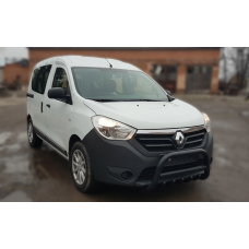 Кенгурятник WT003 Черный Нержавейка для Renault Lodgy 2013-2022 гг