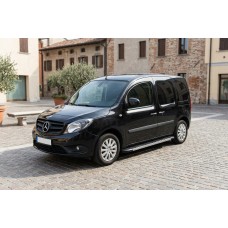 Бокові пороги Duru (2 шт., алюміній) Коротка база для Mercedes Citan 2013-2021 рр