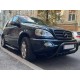 Бокові пороги Duru (2 шт., Алюміній) для Mercedes ML W163 1997-2005 рр