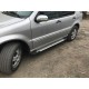 Бокові пороги Allmond Grey (2 шт., алюміній) для Mercedes ML W163