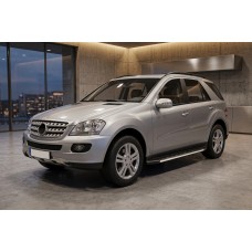 Бокові пороги Duru (2 шт., Алюміній) для Mercedes ML W164 2005-2011 рр