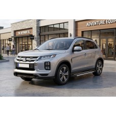 Боковые пороги RedLine V1 (2 шт., алюминий) для Mitsubishi ASX 2010-2023 гг